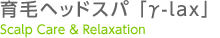 育毛ヘッドスパ 「γ-lax」